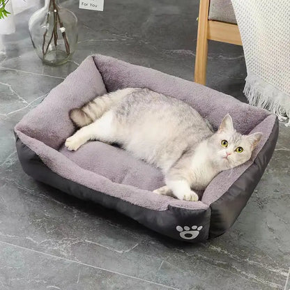 "Ultimate Cozy Kingdom: Gigantic Fluffy Bed for Spoiled Cats and Dogs - Guaranteed to Make Your Pet Feel Like Royalty!"