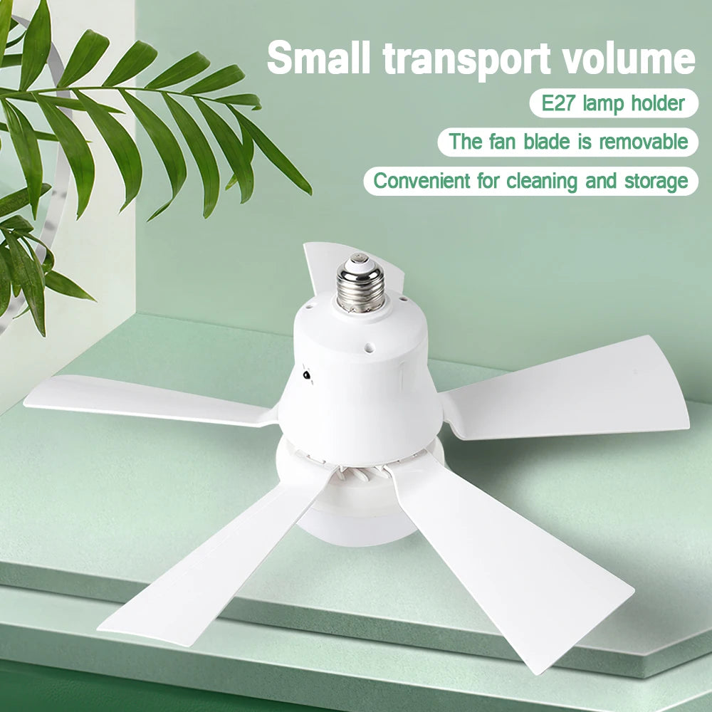 "Modern LED Ceiling Fan with Remote Control and Dimming Function - Perfect for Any Room!"