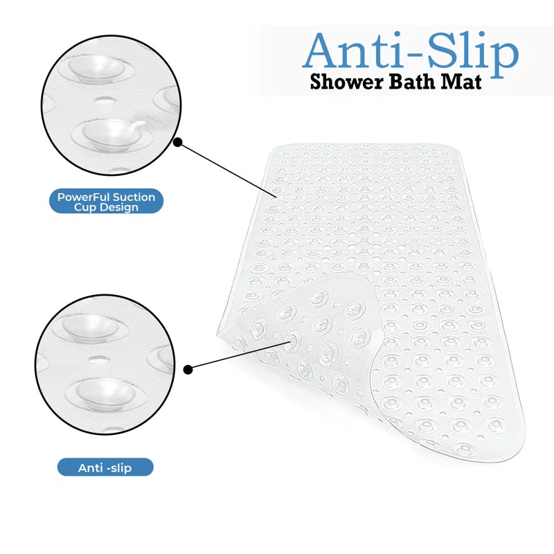 "Ultimate Grip Rectangle Shower Bath Mat"