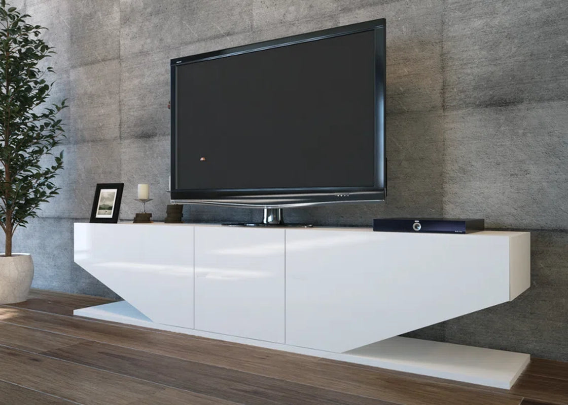 "Modern Rustic Agarita TV Stand for Large TVs"