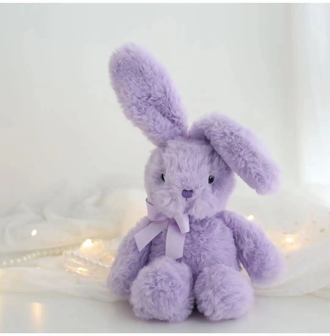 Cute Doll High Quality Couple Bow Tie Rabbit Baby Child Doll Plush Rabbit Doll Baby Soothing Sleeping Partner Holiday Gift