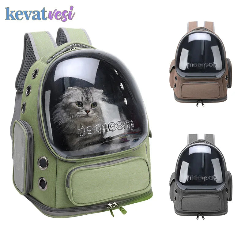 "Space Cadet Cat Carrier: Because Even Fluffy Needs a Space Adventure!"