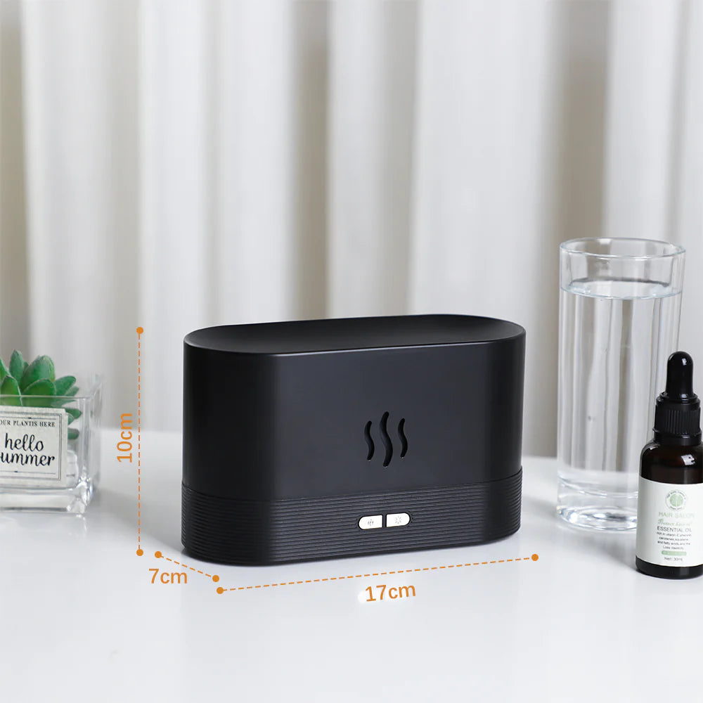 Flame Fire Aromatherapy Humidifier: Tranquilize Your Home with Aromatic Essences