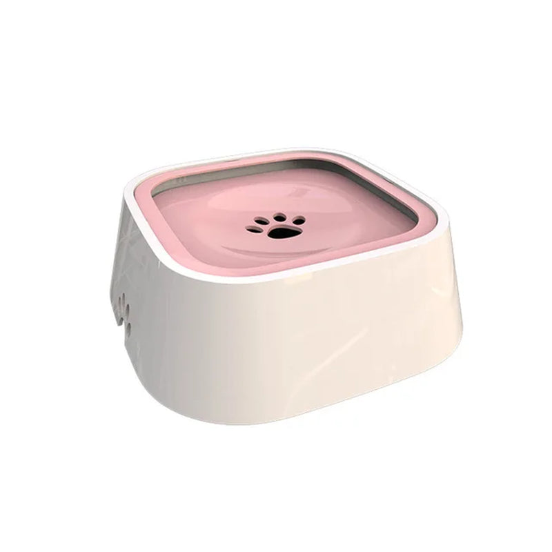 "Magical Floating Dog Bowl: Because Wet Mouths Are So Last Season! Cat-Proof, Slow-Flow, Anti-Overflow, and Holds Enough Water to Bathe a Poodle!"