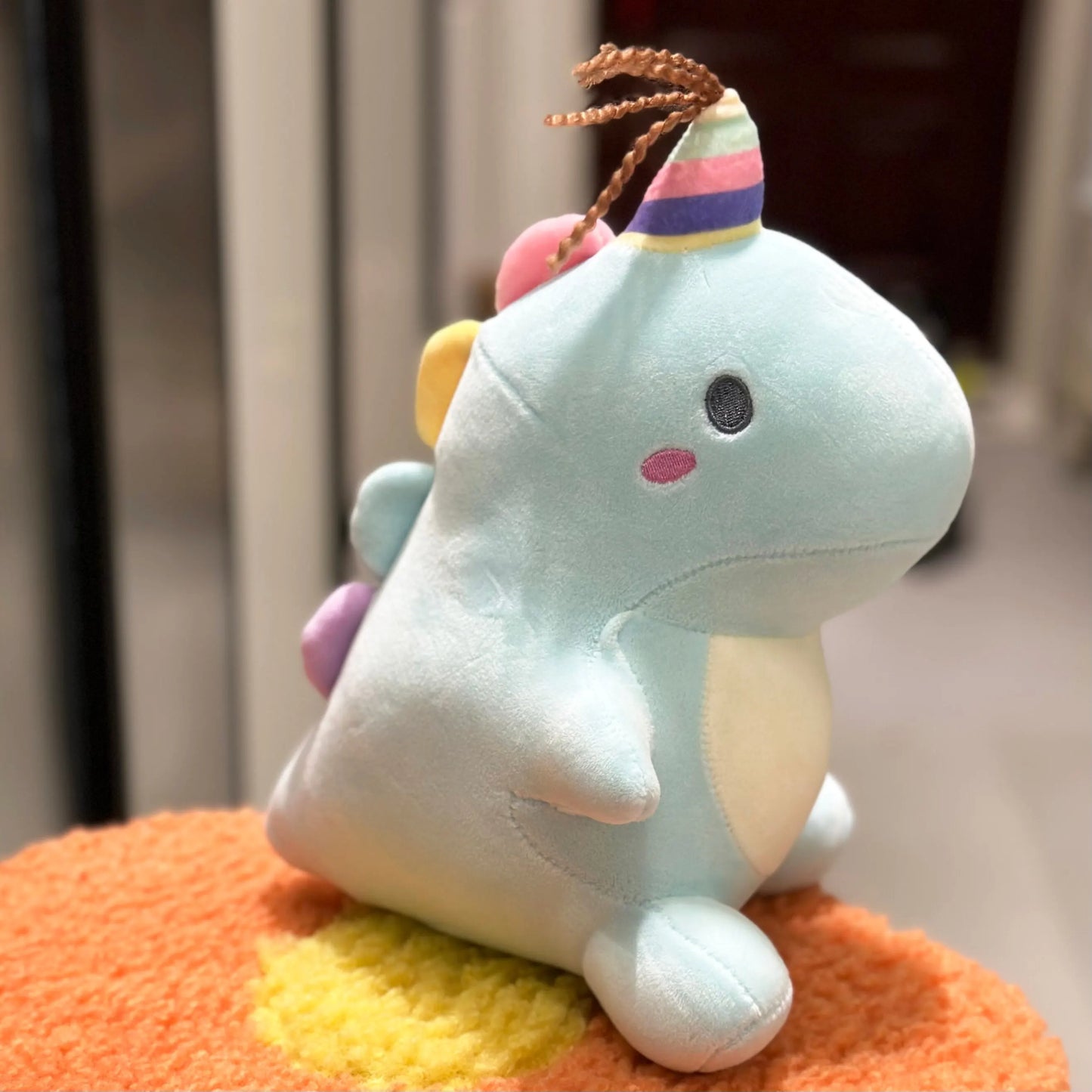 Blue Cute Dinosaur Plush Toy 