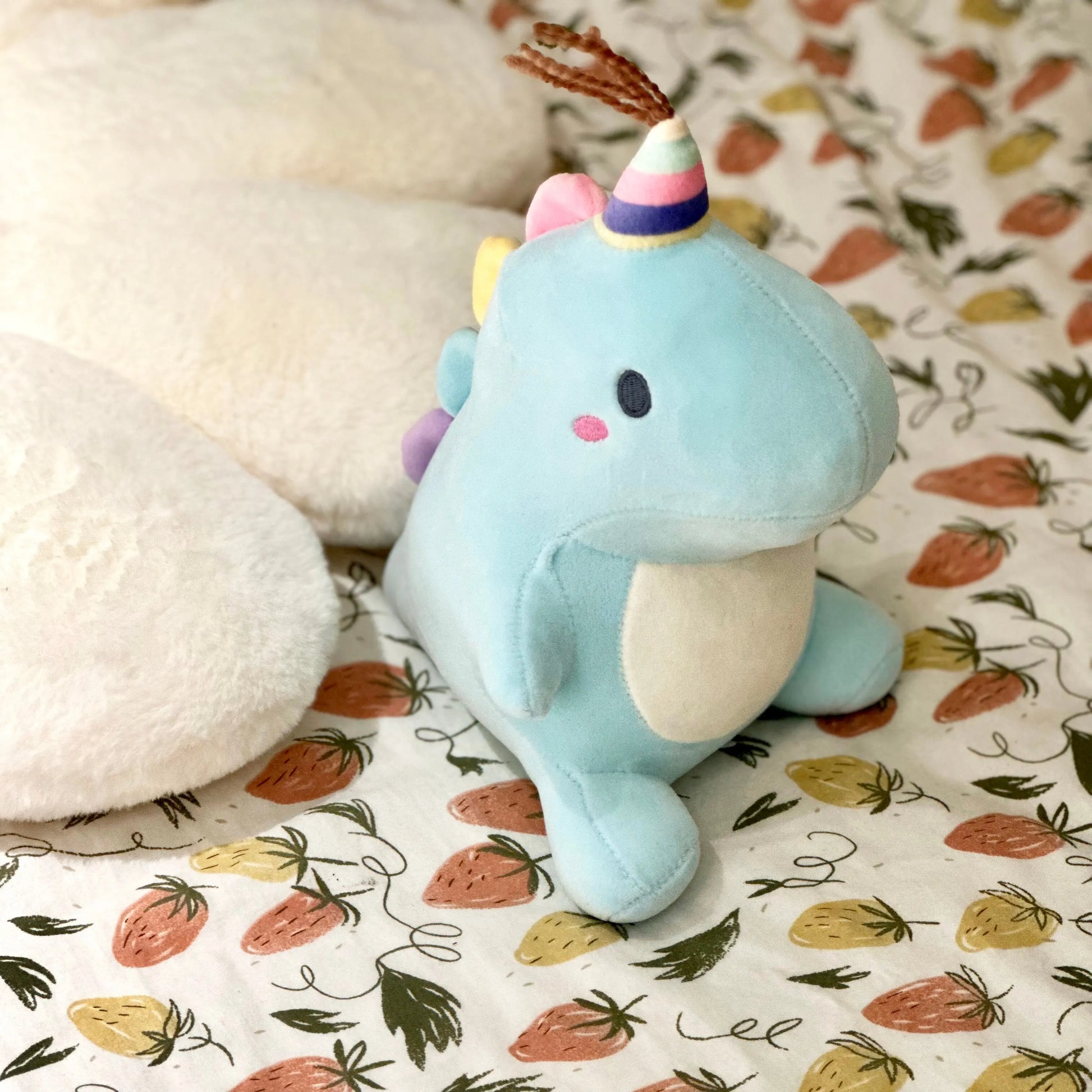 Blue Cute Dinosaur Plush Toy 