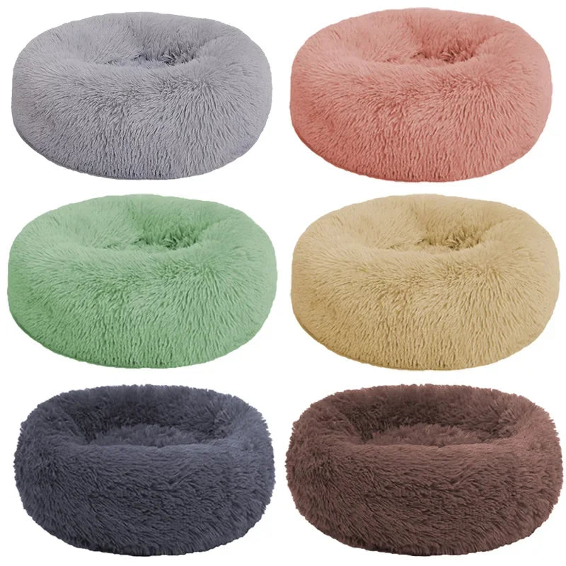 The Fluffy Winter Wonderland Dog and Cat Snuggle Bed - Because Furry Friends Deserve a Comfy Christmas too!