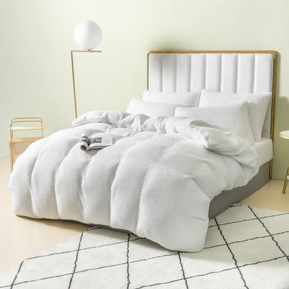 Cozy Teddy Fleece Duvet Cover Set