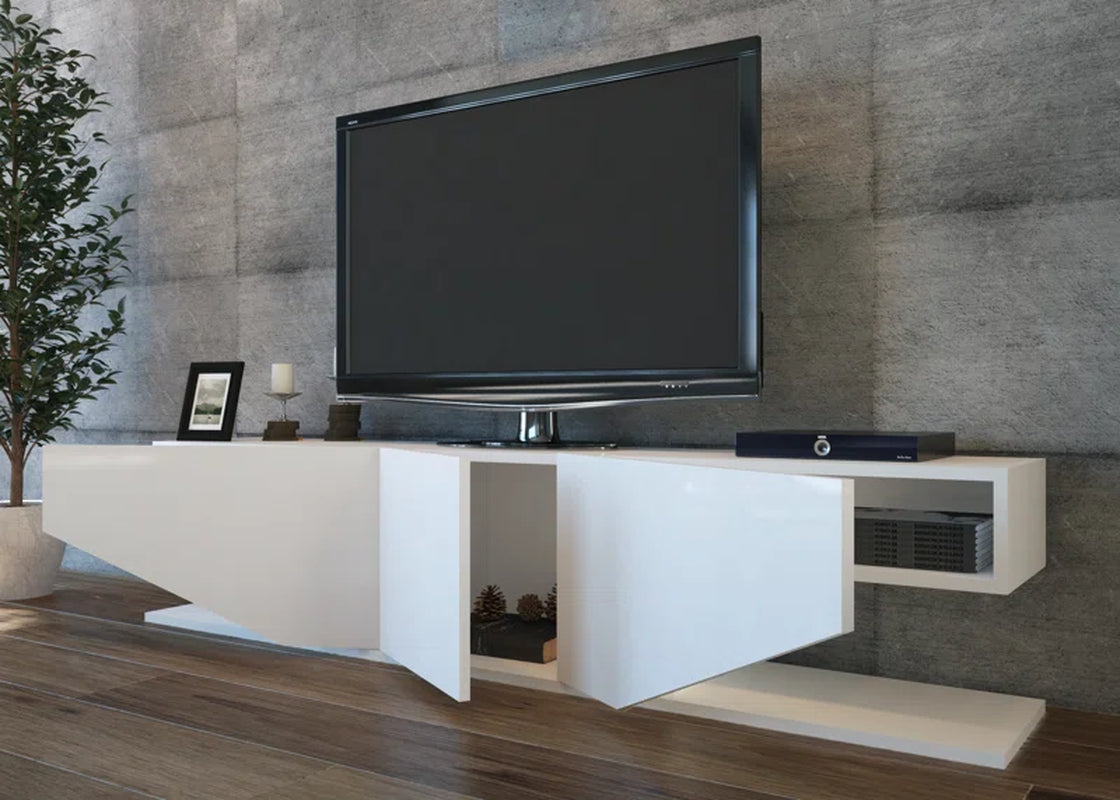 "Modern Rustic Agarita TV Stand for Large TVs"