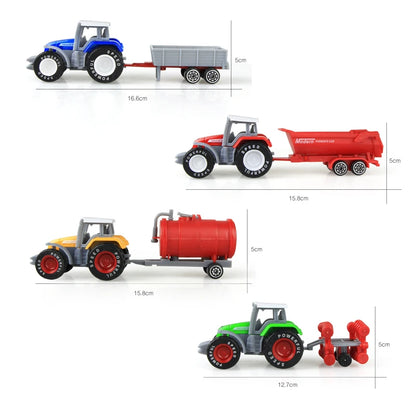 1PCS Car Model Tractor Toy Vehicles Farmer