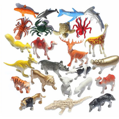 10Pcs/Lot Batch Mini Dinosaur Model Children'S Educational Toys Cute Simulation Animal Small Figures for Boy Gift for Kids Toys