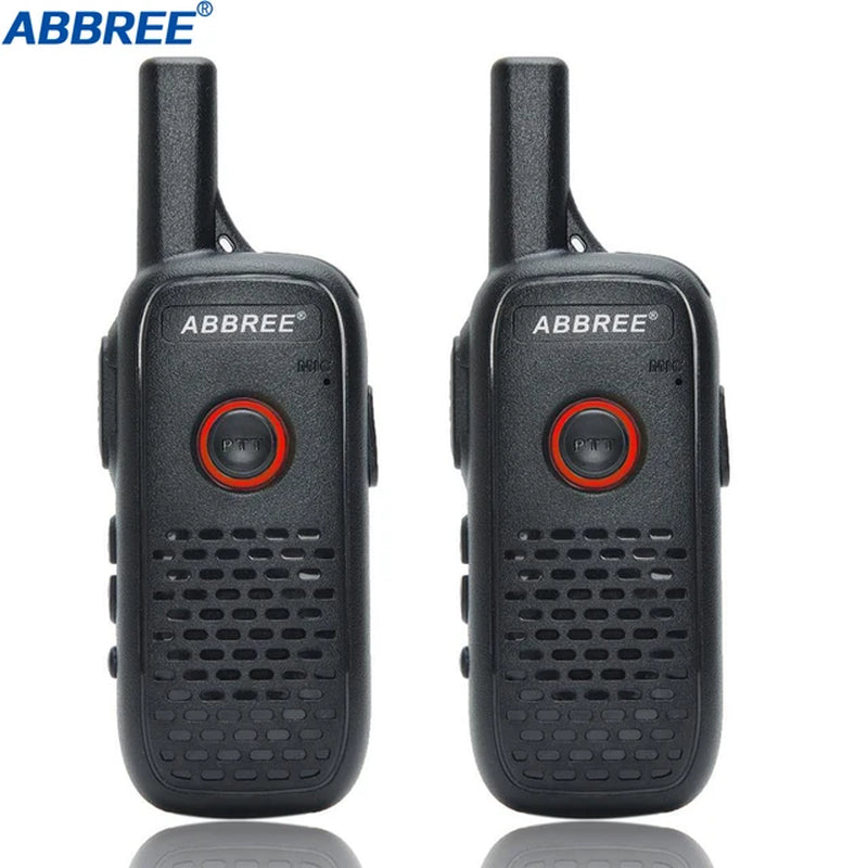 2PCS  AR-Q2 Mini Walkie Talkie Professional Handy VOX USB Charge UHF 400-470 Mhz Two Way Radio Comunicador