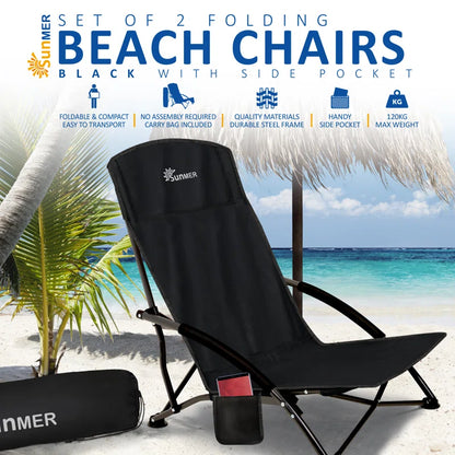 Annabal Folding Beach Chairs