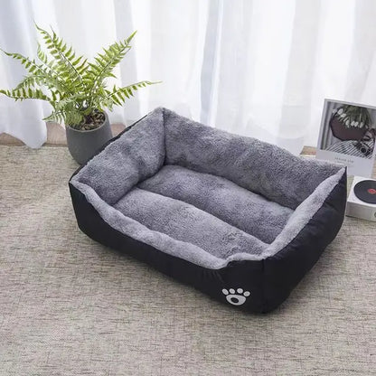 "Ultimate Cozy Kingdom: Gigantic Fluffy Bed for Spoiled Cats and Dogs - Guaranteed to Make Your Pet Feel Like Royalty!"