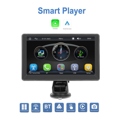 "7" Wireless Apple Carplay Android Auto GPS Car Stereo"