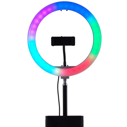 "Intempo Selfie Light Stand with Adjustable Height and Foldable Design"