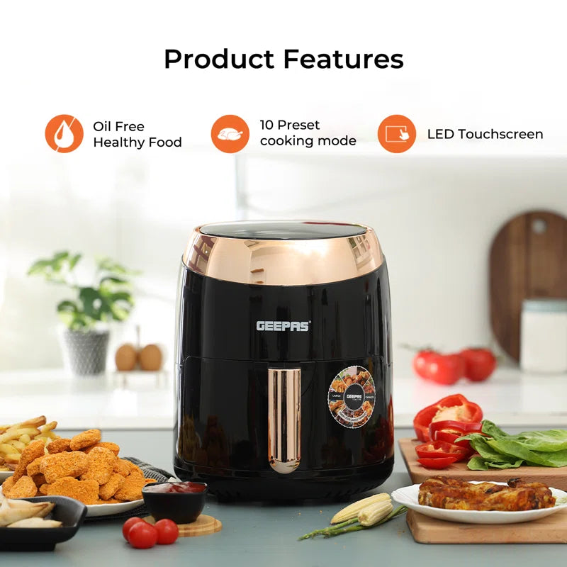 "10-in-1 Vortex Digital Air Fryer with Touchscreen - 3.5L Capacity"