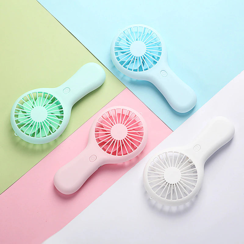 Handheld Mini Fan Portable USB Charging Convenient Creative Small Fans Catapult Pocket Hand-Held Fan Wedding Gift