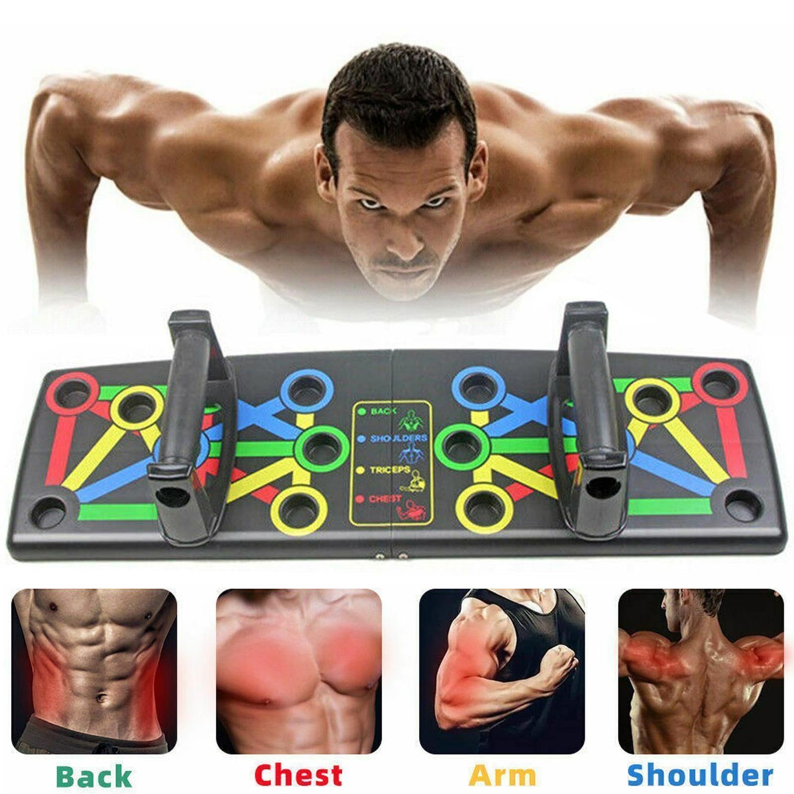 "Ultimate 14-in-1 Foldable Push Up Board for Total Body Fitness Workout"