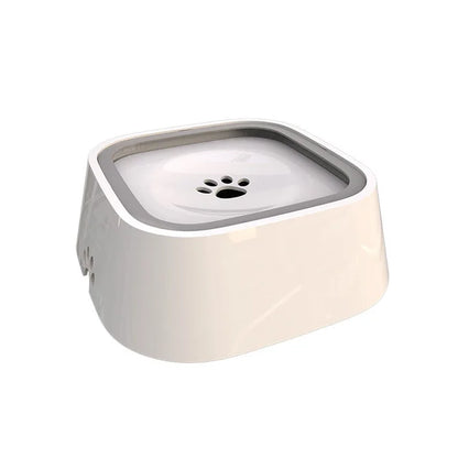 "Magical Floating Dog Bowl: Because Wet Mouths Are So Last Season! Cat-Proof, Slow-Flow, Anti-Overflow, and Holds Enough Water to Bathe a Poodle!"