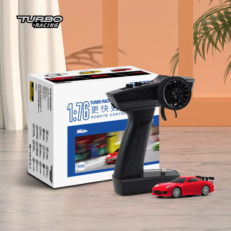 Turbo Racing 1:76 RC Sports Car C71 Limited Edition & Classic Edition with 3 Colors Mini Full Proportional RTR Kit Car Toys