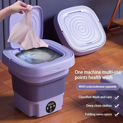 "Compact 8L Portable Washing Machine: Perfect for Home Laundry Needs!"