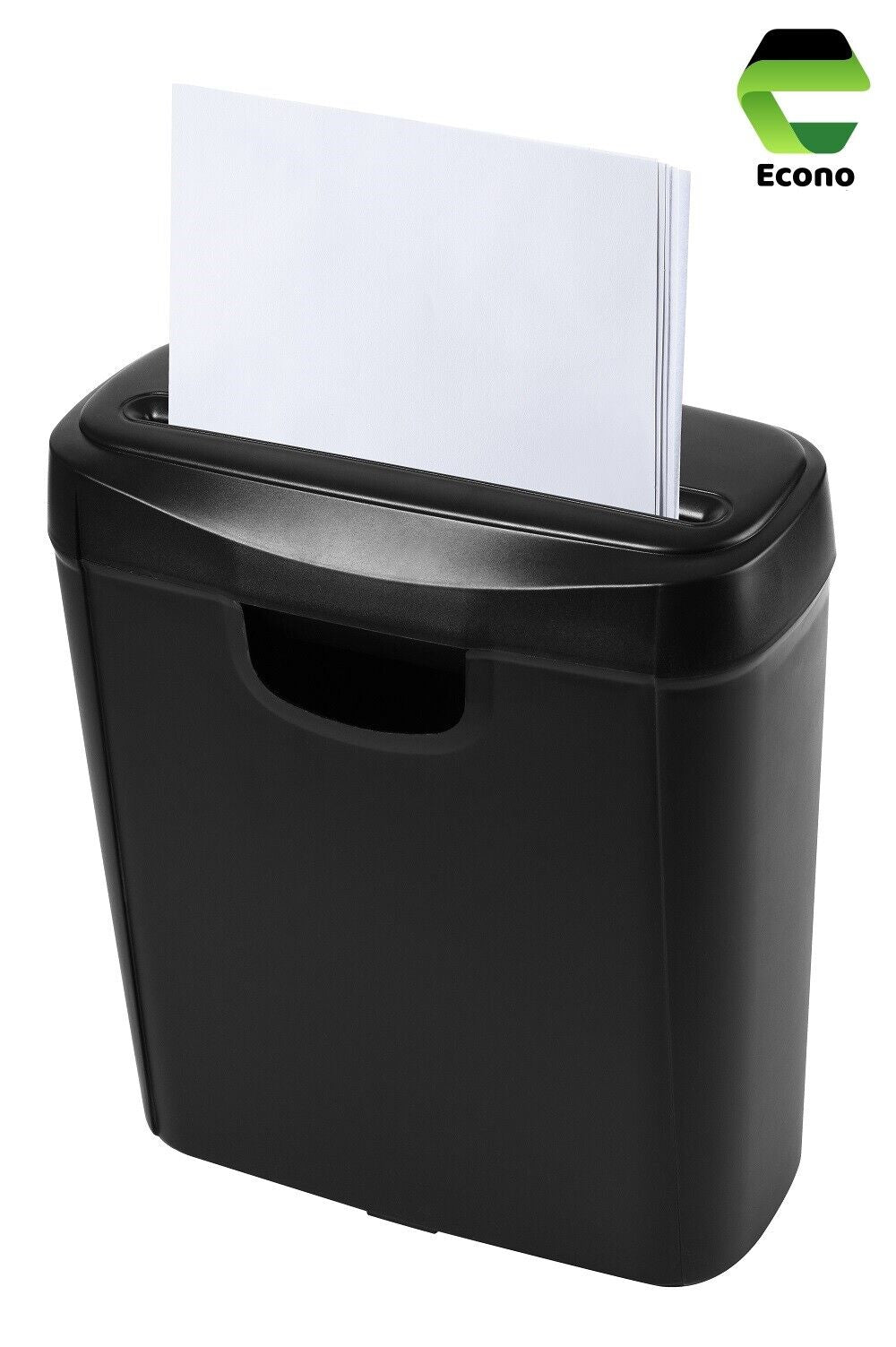 "Compact Home Office Paper Shredder - Shreds 6 Sheets at a Time, 10L Capacity"