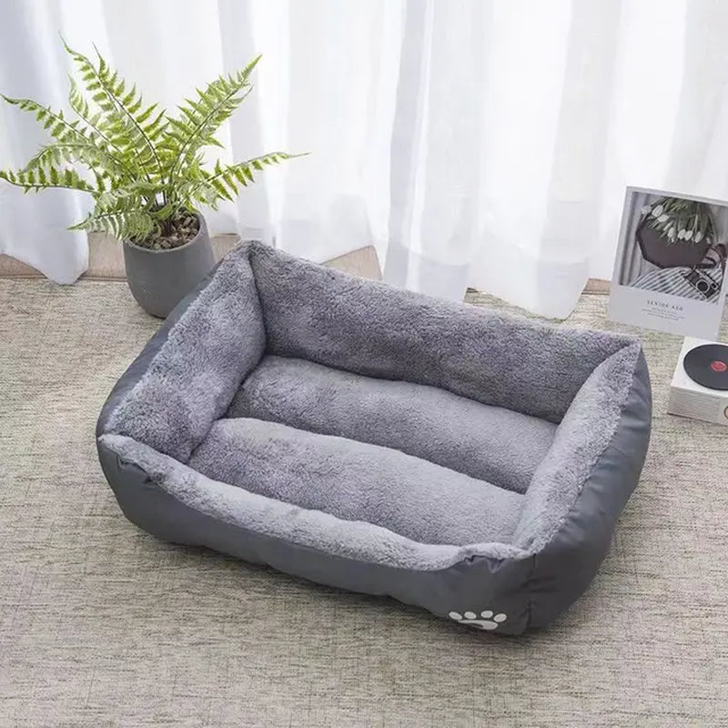 "Ultimate Cozy Kingdom: Gigantic Fluffy Bed for Spoiled Cats and Dogs - Guaranteed to Make Your Pet Feel Like Royalty!"