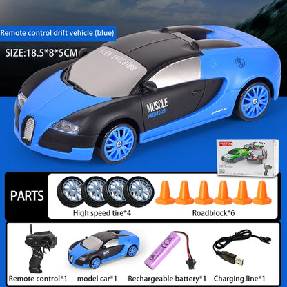 2.4G Drift Rc Cars 4WD RC Drift Car Toy Remote Control GTR Model AE86 Vehicle Car RC Racing Car Toys for Boys Children'S Gift