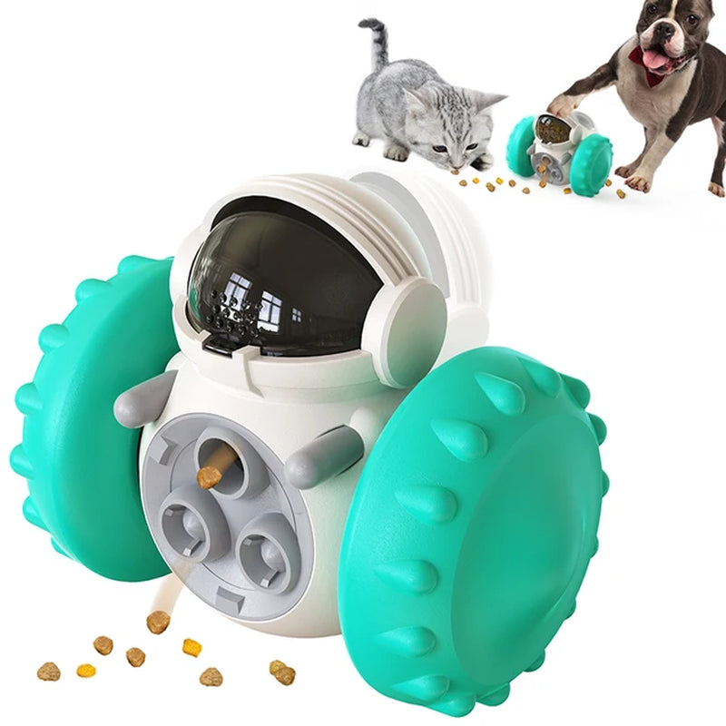 Leaky Treat Tumbler: The Ultimate Brain Teaser for Hungry Pups!