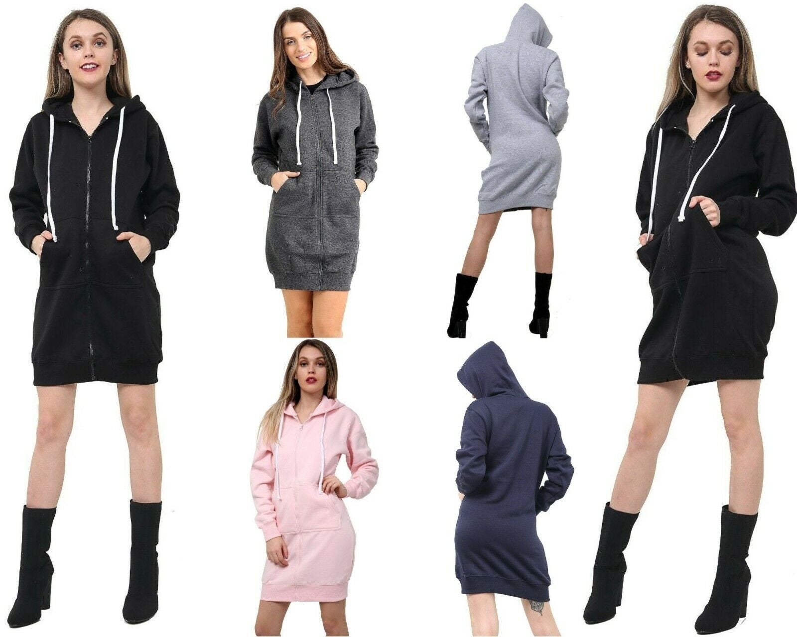 "Stylish Women's Zip-Up Hoodie Sweatshirt - Perfect for Any Casual Occasion!"