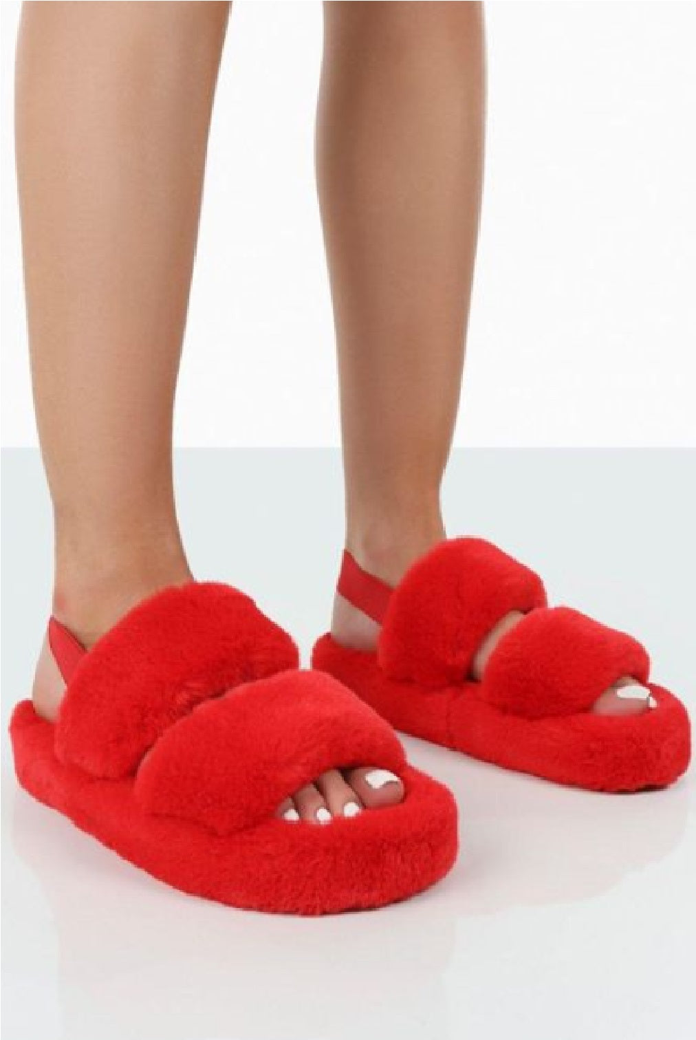 Fluffy Faux Fur Sliders: Cozy Comfort for Women