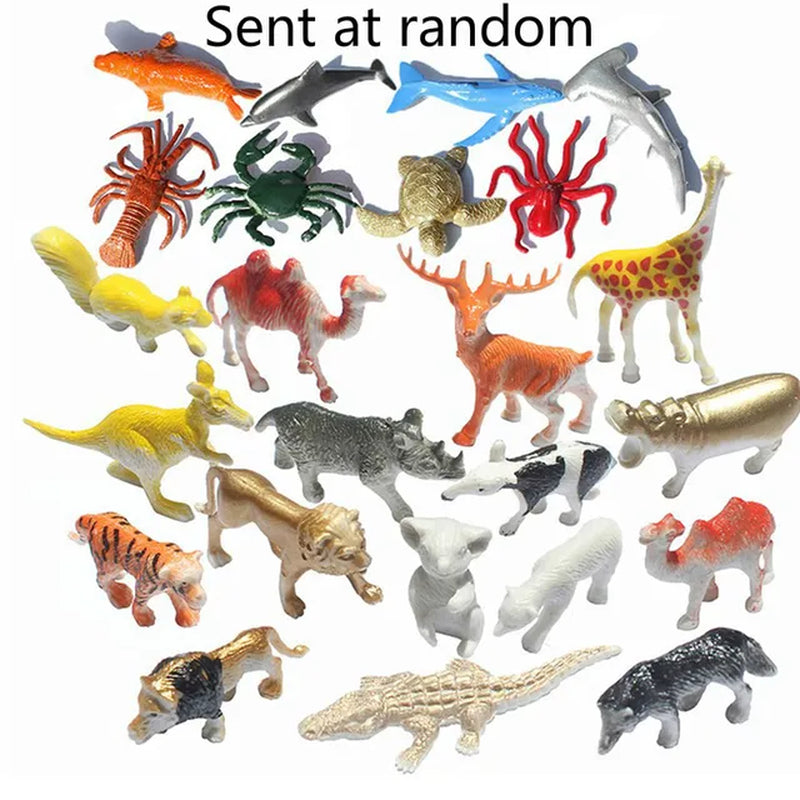 10Pcs/Lot Batch Mini Dinosaur Model Children'S Educational Toys Cute Simulation Animal Small Figures for Boy Gift for Kids Toys