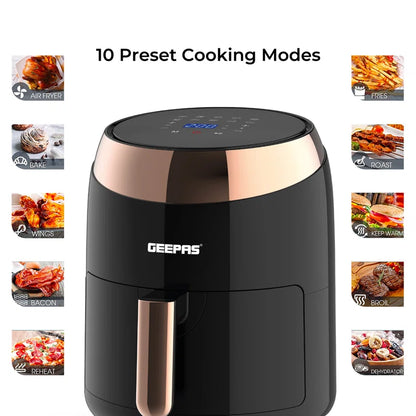 "10-in-1 Vortex Digital Air Fryer with Touchscreen - 3.5L Capacity"