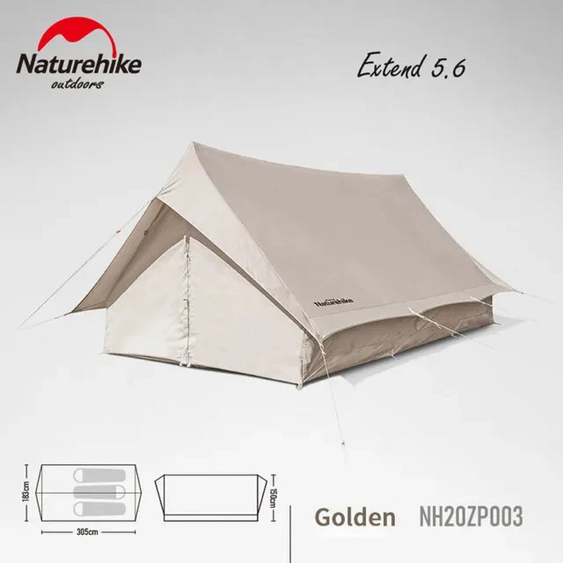 "Spacious 3-4 Person Waterproof Camping Tent for Outdoor Adventures"