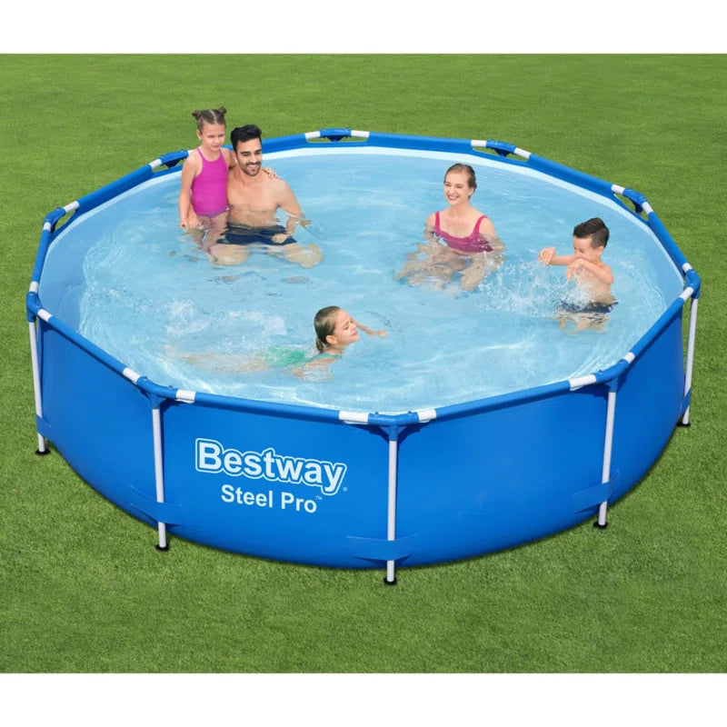 "Bestway Steel Pro Swimming Pool - 305x76 cm - Premium Quality for Summer Fun!"