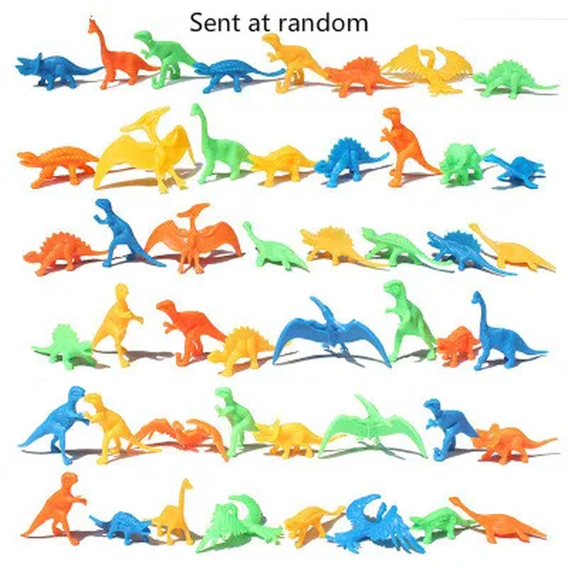 10Pcs/Lot Batch Mini Dinosaur Model Children'S Educational Toys Cute Simulation Animal Small Figures for Boy Gift for Kids Toys