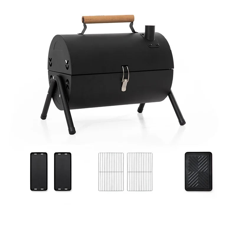 "Portable BBQ Grill for Outdoor Cooking - Perfect for Camping, Picnics, and Patio Parties!"