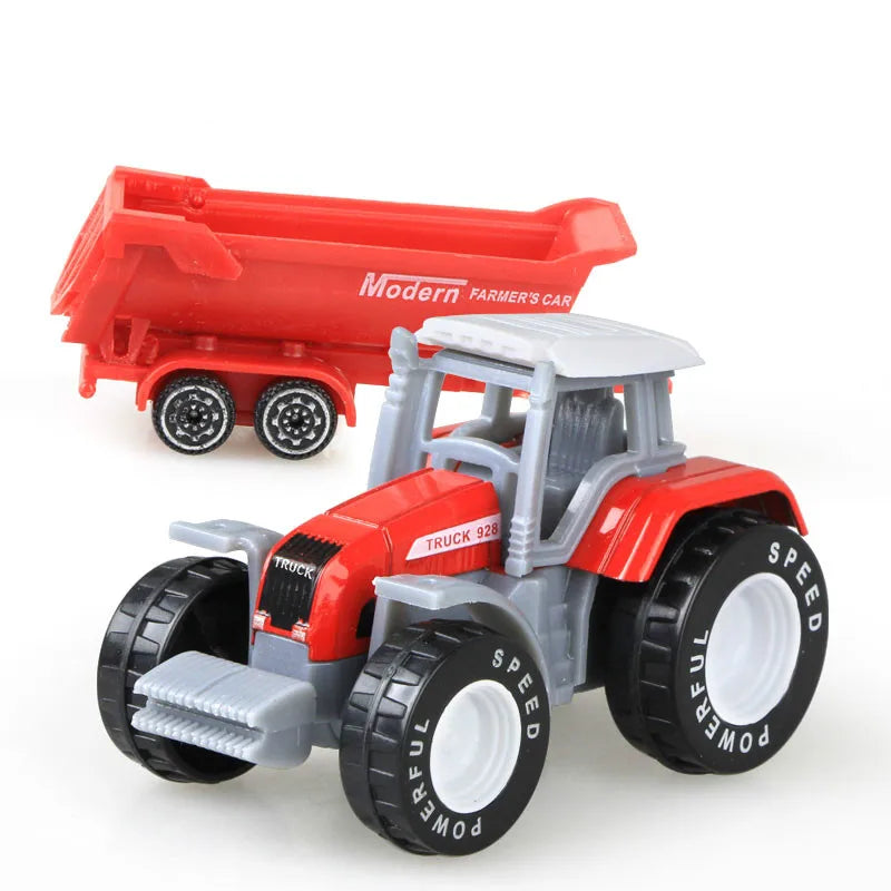 1PCS Car Model Tractor Toy Vehicles Farmer