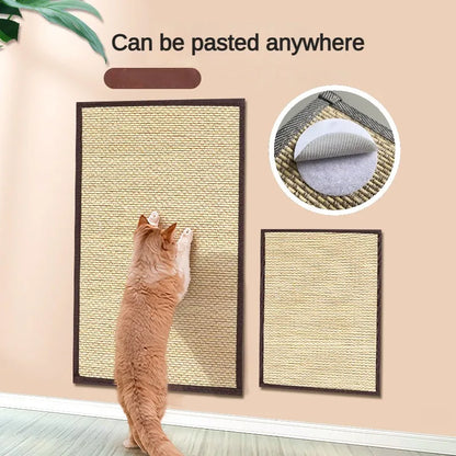 "Ultimate Cat Couch Defender: Scratch Pad, Nail Fixer, and Toy All in One!"