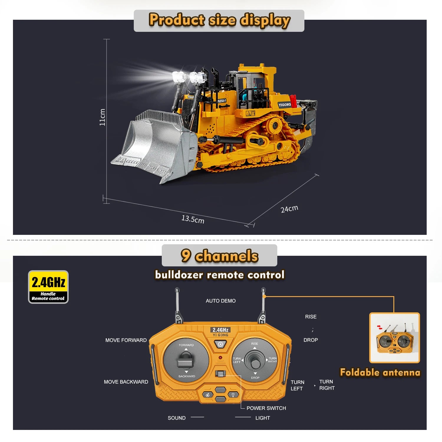 Children Remote Control Excavator 