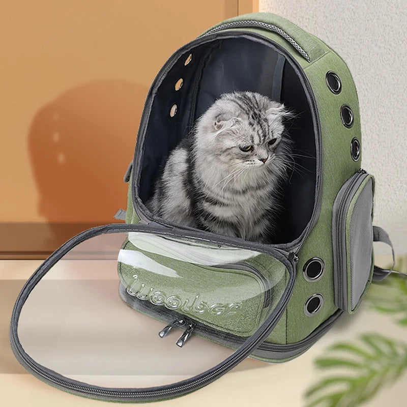 "Space Cadet Cat Carrier: Because Even Fluffy Needs a Space Adventure!"