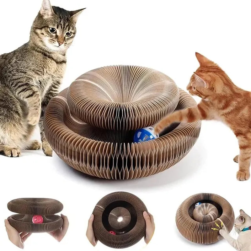 "Ultimate Cat Entertainment Center: The Scratchy, Bally, Climby, Grindy, Roundy, Scratching Extravaganza!"