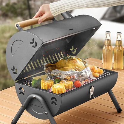 "Portable BBQ Grill for Outdoor Cooking - Perfect for Camping, Picnics, and Patio Parties!"