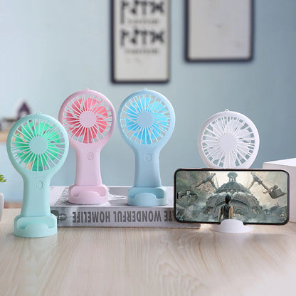 Handheld Mini Fan Portable USB Charging Convenient Creative Small Fans Catapult Pocket Hand-Held Fan Wedding Gift