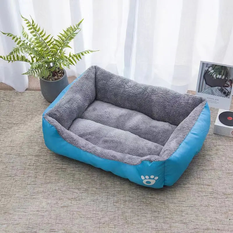 "Ultimate Cozy Kingdom: Gigantic Fluffy Bed for Spoiled Cats and Dogs - Guaranteed to Make Your Pet Feel Like Royalty!"