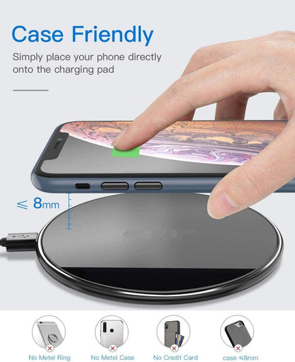 "Ultimate Fast Wireless Charger for iPhone 15 & Samsung"